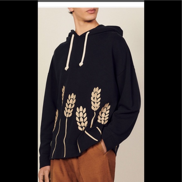 Sandro cotton hoodie - Picture 3 of 7